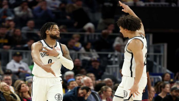 Los Nets cerraron un gran triunfo en casa de los Warriors