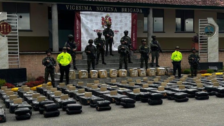 Incautan siete toneladas de marihuana en Colombia