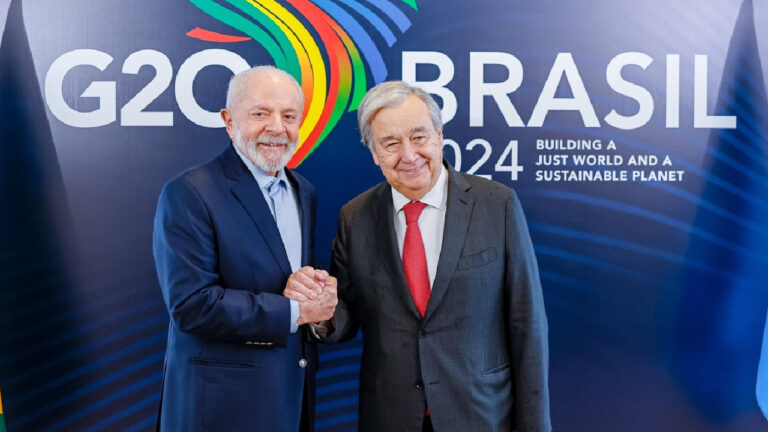 Lula y Guterres se reúnen para discutir acciones del G20 antes de la Cumbre de Líderes