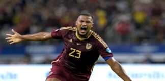 Rondón figura en los nominados a los premios The Best como mejor delantero