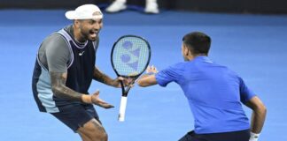 Kyrgios reapareció en las canchas con un triunfo junto a Djokovic