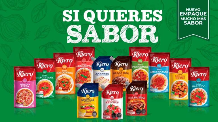Kiero lanza su nueva presentación de salsas