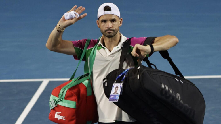 Dimitrov abandona el Abierto de Australia por lesión