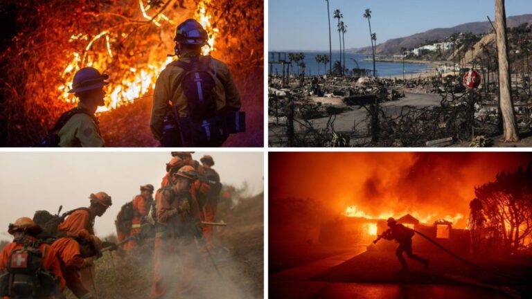 Fuertes vientos amenazan con empeorar incendios de Los Ángeles
