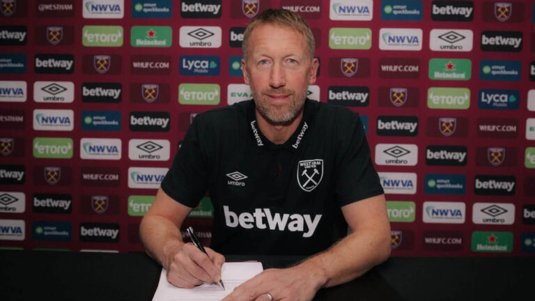 West Ham anunció a Graham Potter como su nuevo entrenador