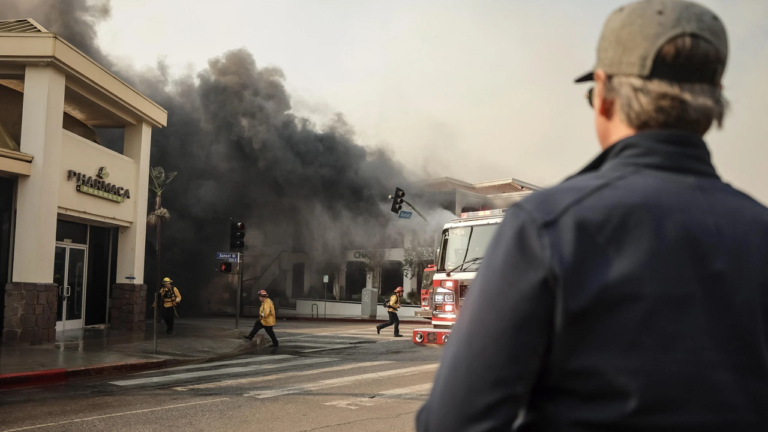 Residentes ignoran órdenes de evacuación en Los Ángeles para tratar de salvar sus casas