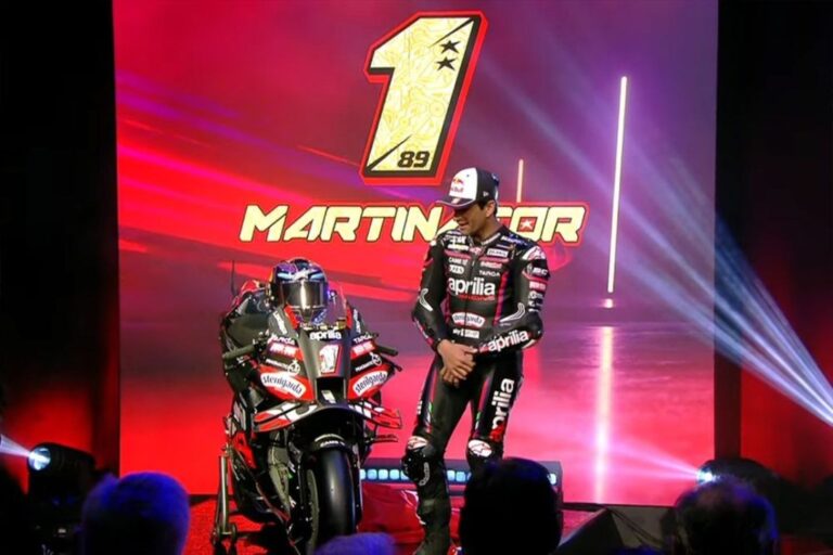 Jorge Martín lucirá el dorsal 1 en el campeonato de 2025