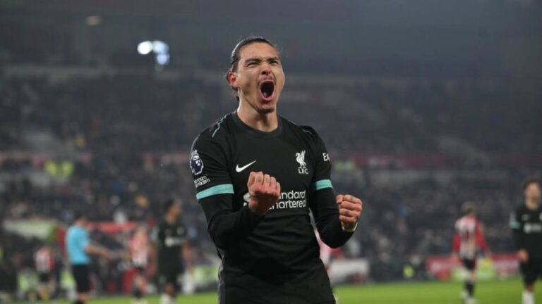 Darwin Núñez salió al rescate del Liverpool