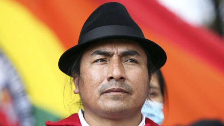 Candidato indígena Iza vaticina nuevo estallido social si no hay un cambio en Ecuador