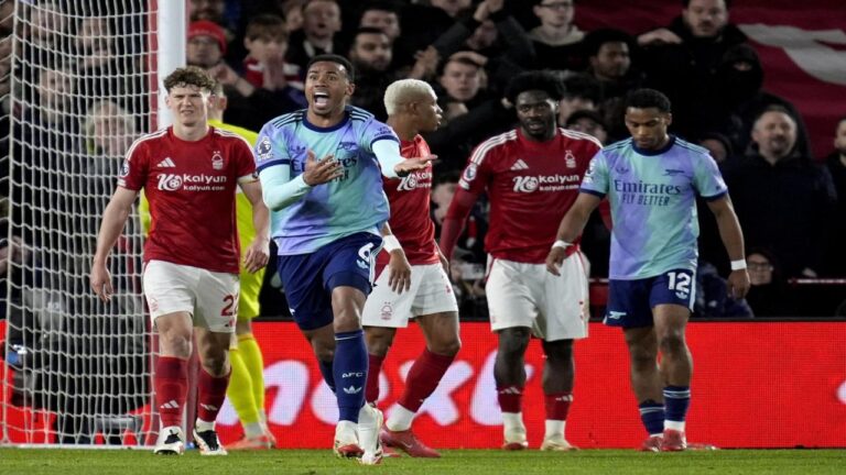 La resistencia del Forest frustró al Arsenal