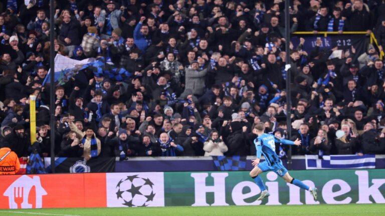 Brujas sorprendió al Atalanta gracias a un penal sobre el final