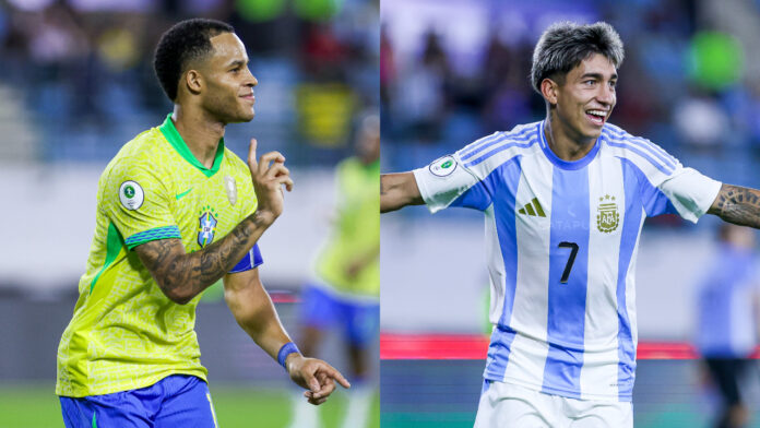 Argentina y Brasil defienden la cima de la clasificación en la tercera fecha del Sudamericano Sub-20