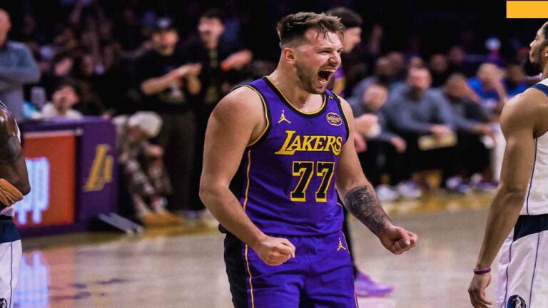Doncic le ganó el primer cara a cara a su exequipo en Los Ángeles