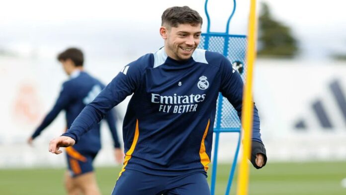 Fede Valverde vuelve a los entrenamientos en vísperas de la semifinal de Copa del Rey