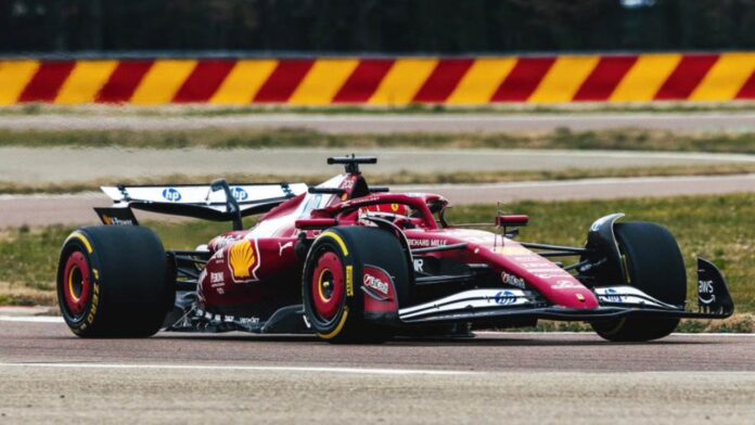 Ferrari estrenó su SF-25 en Fiorano