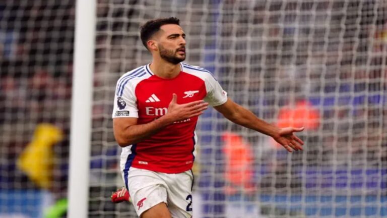 Mikel Merino se convirtió en el nuevo 9 del Arsenal
