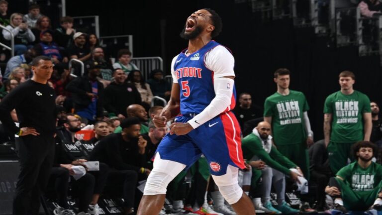 Los Pistons frenaron a los Celtics y siguen sorprendiendo a la NBA