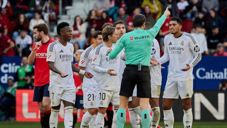 Real Madrid tropezó ante Osasuna y le abrió la puerta del liderato al Atlético