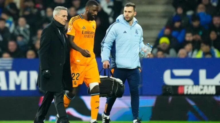 Rüdiger se unió a la lista de lesionados del Madrid
