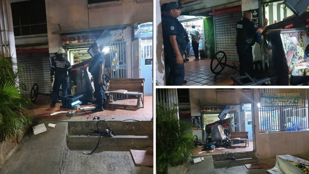 Explosión de bombona de gas en una pizzería de El Valle dejó dos heridos