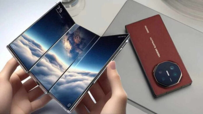 Huawei saca al mercado internacional su teléfono móvil de triple pantalla