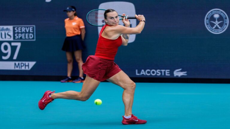 Aryna Sabalenka acabó con el reinado de Collins en Miami