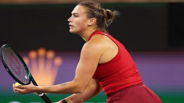 Sabalenka debutó en Indian Wells con una victoria ante Kessler
