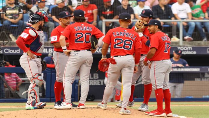 Los Red Sox completaron la barrida en México a base de cuadrangulares
