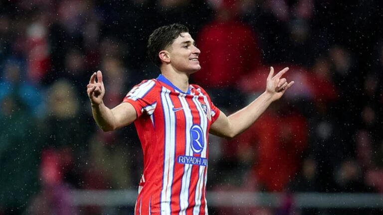 Julián Álvarez sigue brillando con Atlético de Madrid
