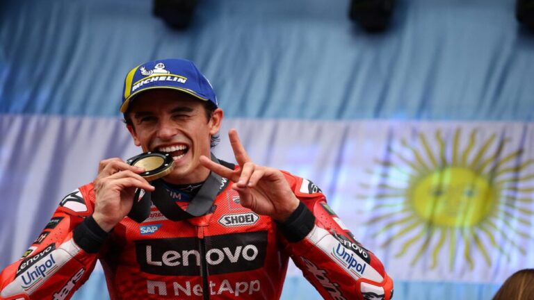 Marc Márquez celebró por segunda ocasión en la temporada de MotoGP