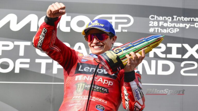 Marc Márquez se llevó la primera victoria de la temporada en la MotoGP
