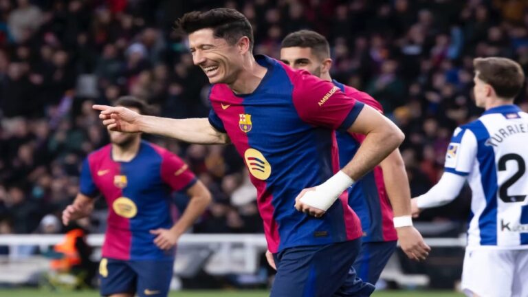 Barcelona goleó a Real Sociedad para seguir en lo más alto del campeonato