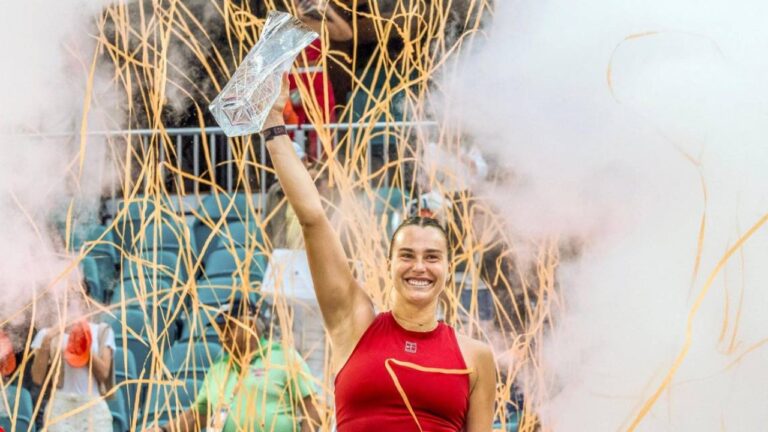 Sabalenka conquistó el título de Miami