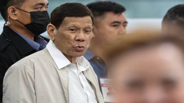 Ingresa en el centro de detención de la CPI en La Haya el expresidente filipino Duterte