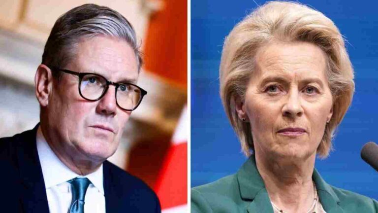 Von der Leyen transmite a Starmer «profunda preocupación» por economía global