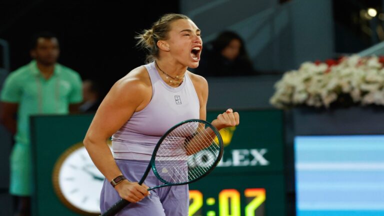 Sabalenka apeló a la épica para derrotar a Kostyuk