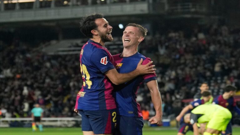 Dani Olmo le mostró al Barca el camino del triunfo