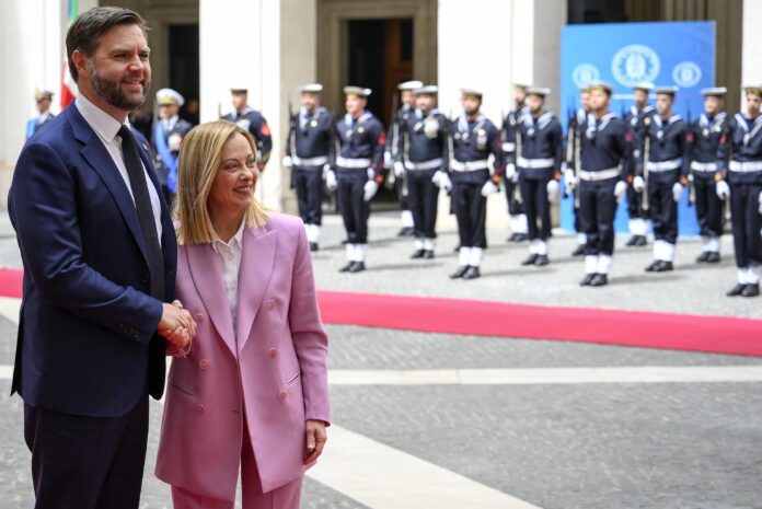 US Vice President JD Vance visits Rome