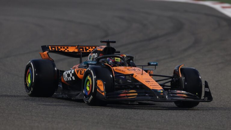 Piastri marcó la pauta en una sorpresiva pole en Bahrain