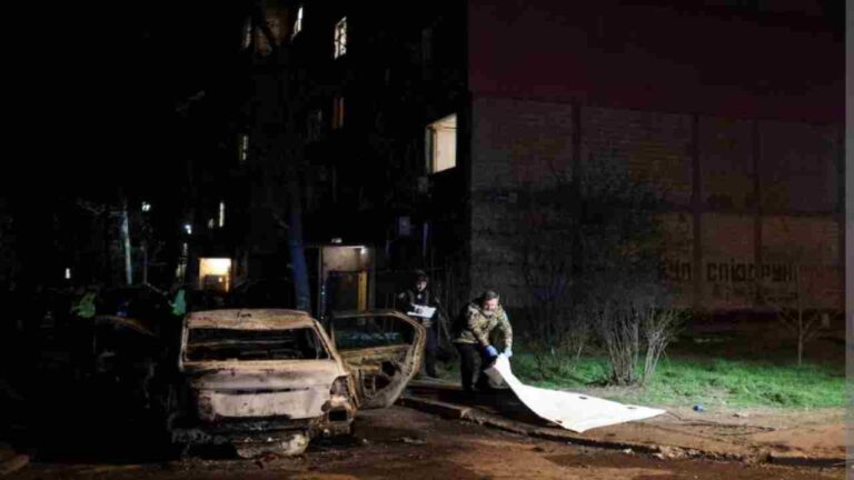 Rusia ataca con misiles y drones la capital de Ucrania y causa al menos un muerto