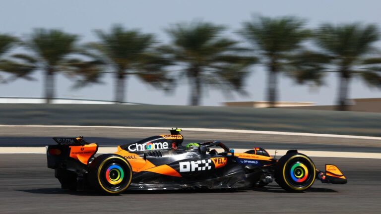 Norris marcó el ritmo en el inicio de las prácticas libres en Sakhir