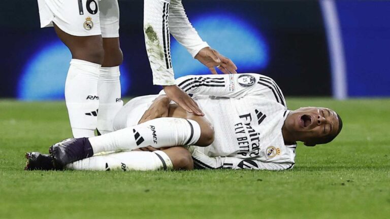 Mbappé pasará por pruebas el viernes para conocer el alcance del daño sufrido en su tobillo
