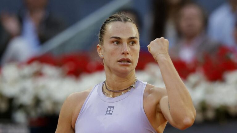 Sabalenka volvió a reinar en Madrid