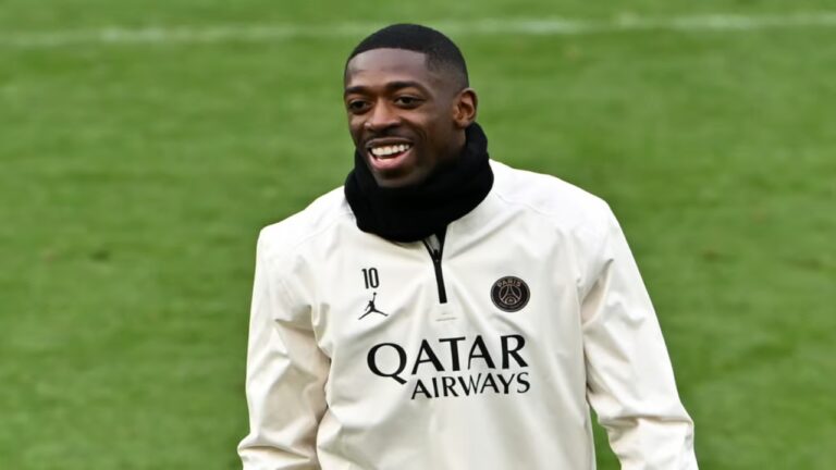Dembélé listo para jugar las semis de Champions