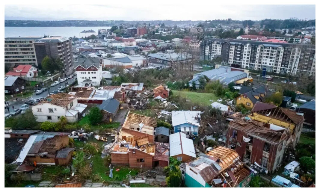 Cifra de heridos por tornado en ciudad de Chile sube a 19 y 5 mil personas siguen sin luz