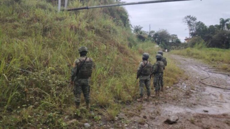 Ejército de Ecuador destruye «refinería artesanal» de petróleo