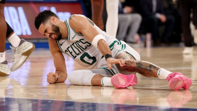 Jayson Tatum se rompió el tendón de Aquiles derecho