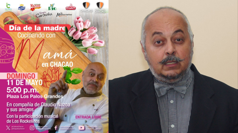 Claudio Nazoa te invita a cocinar con mamá en la Plaza de Los Palos Grandes