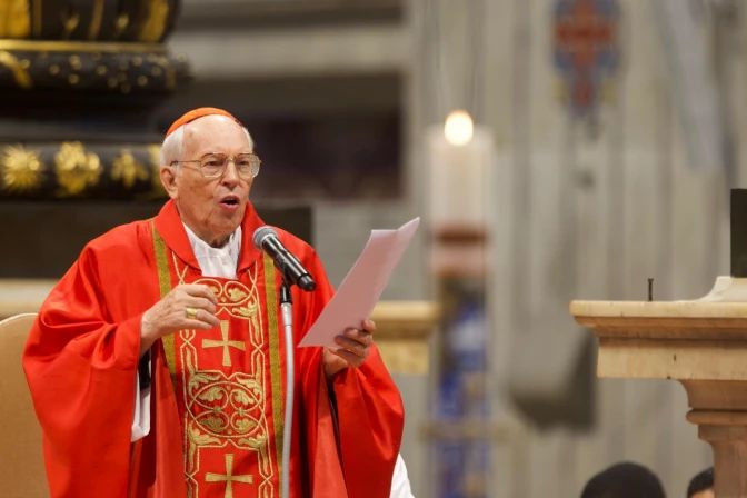 Cardenal pide al Espíritu Santo que sea elegido el Pontífice que la iglesia necesita