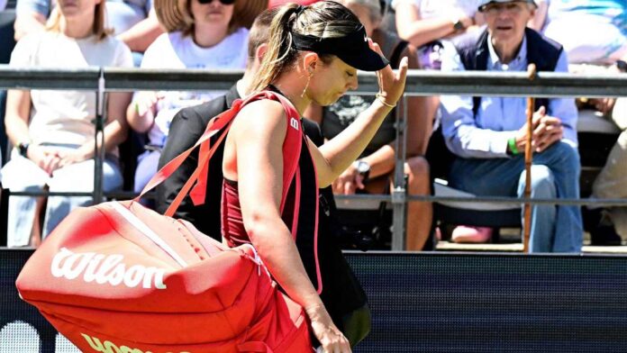 Badosa Paula Badosa volvió a sufrir problemas físicos y abandonar el torneo de Berlín